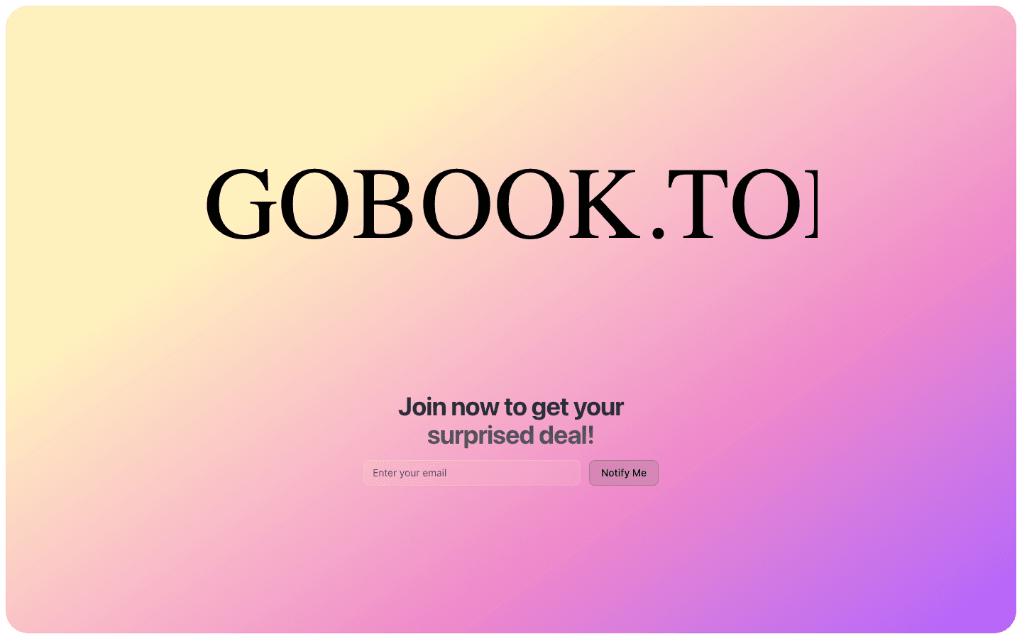 GoBook.today